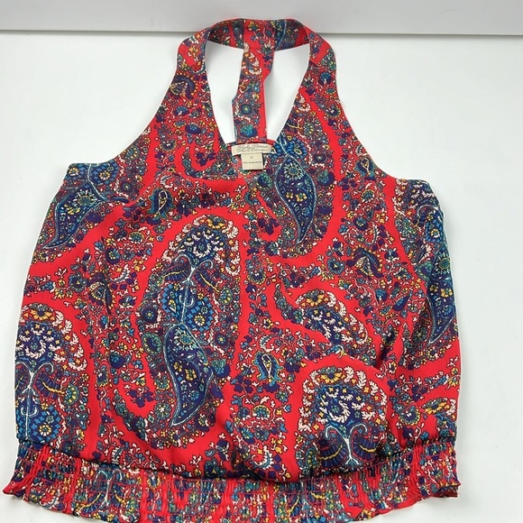 Lucky Brand Red Racerback Tank  Top - Picture 4 of 9